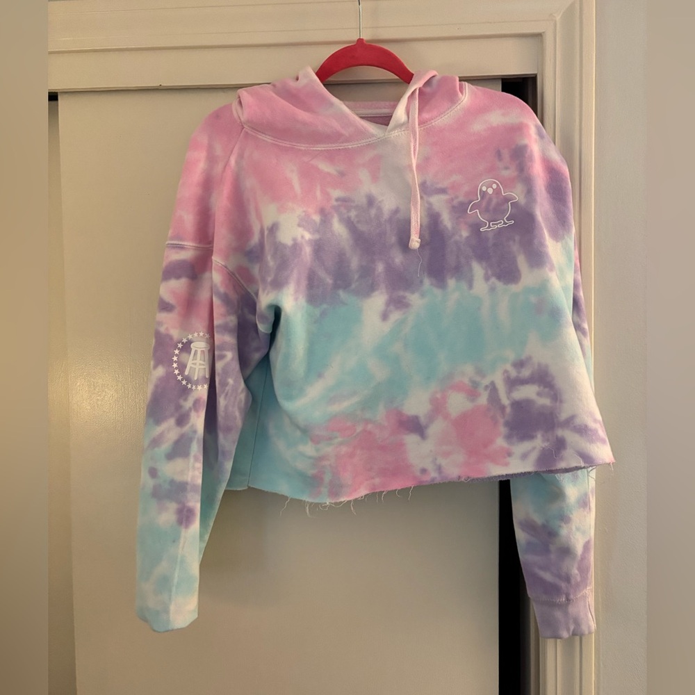 Chicks in the Office Cropped Hoodie. Size M.